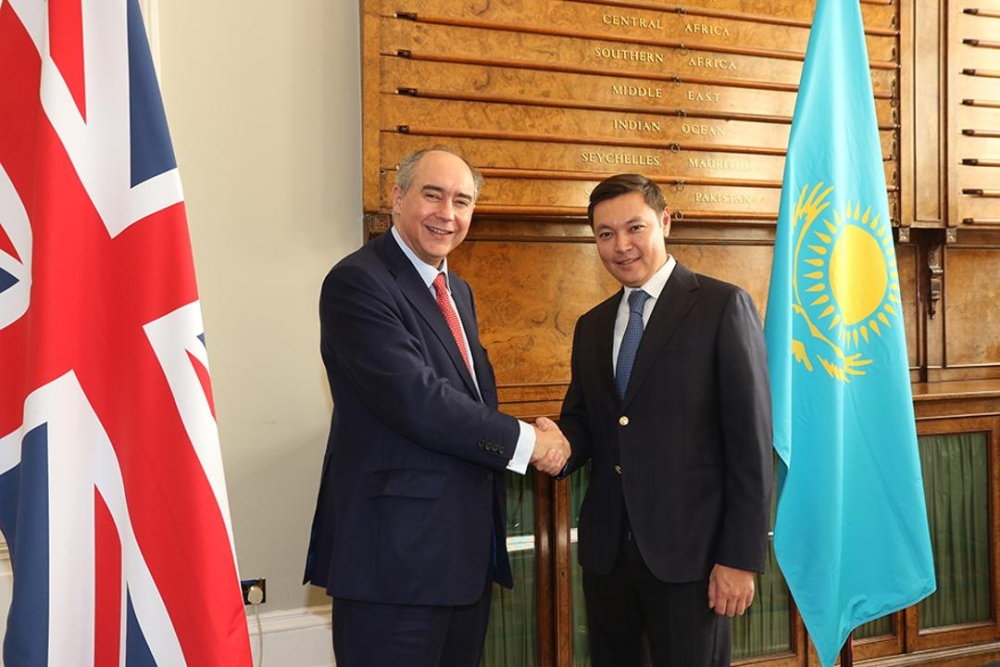 В Лондоне прошло 9-ое заседание Казахстанско-британской межправительственной комиссии
